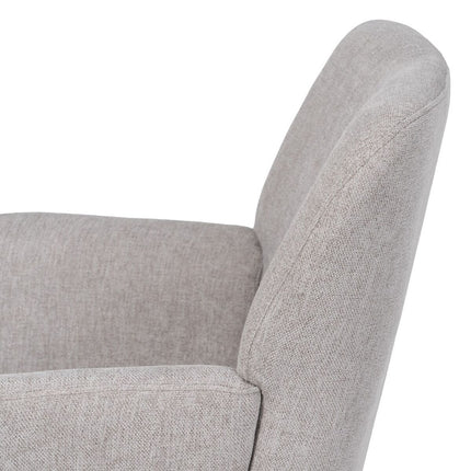 Sessel 71 x 69 x 87 cm synthetische Stoffe Grau Metall
