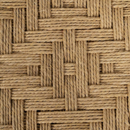 Hocker Holz 40 x 40 x 40 cm Naturfaser