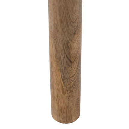 Hocker Holz 40 x 40 x 40 cm Naturfaser
