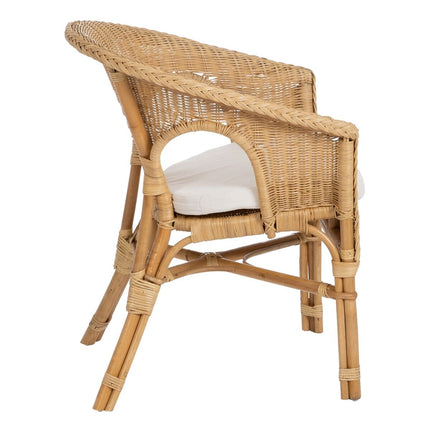 Sessel 57 x 58 x 80 cm natürlich Rattan