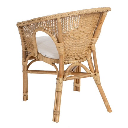 Sessel 57 x 58 x 80 cm natürlich Rattan