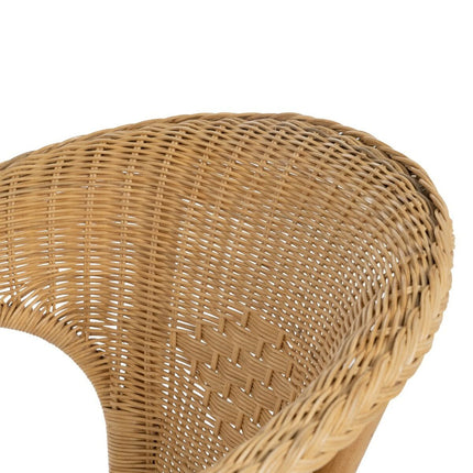 Sessel 57 x 58 x 80 cm natürlich Rattan