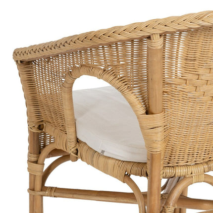 Sessel 57 x 58 x 80 cm natürlich Rattan