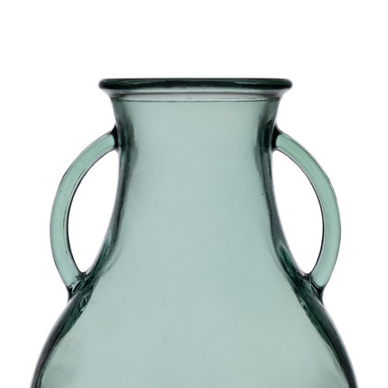 Vase grün Recyceltes Glas 20 x 20 x 32 cm