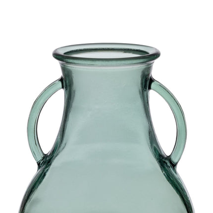 Vase grün Recyceltes Glas 20 x 20 x 32 cm
