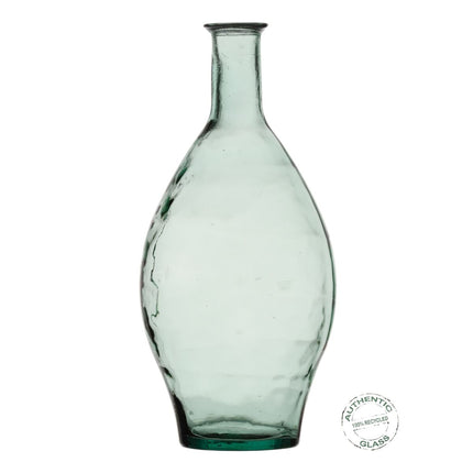 Vase Recyceltes Glas grün 28 x 28 x 60 cm
