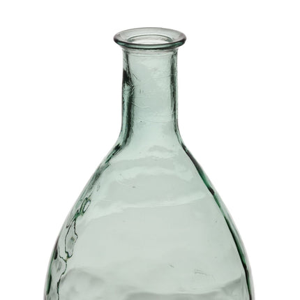 Vase Recyceltes Glas grün 28 x 28 x 60 cm