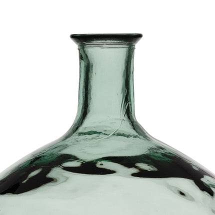 Vase 37 x 37 x 46 cm Recyceltes Glas grün