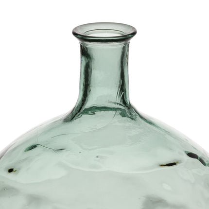 Vase 37 x 37 x 46 cm Recyceltes Glas grün