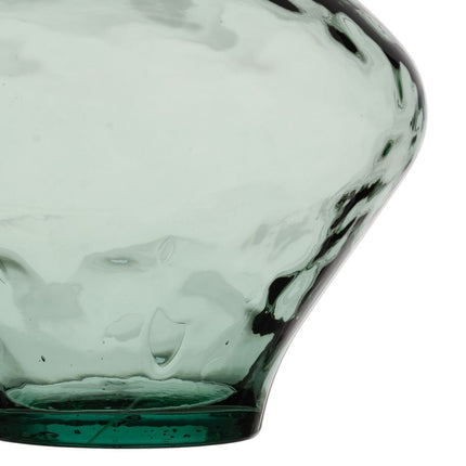 Vase 37 x 37 x 46 cm Recyceltes Glas grün