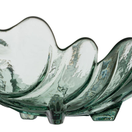 Tischdekoration 35 x 19,5 x 11 cm Recyceltes Glas grün
