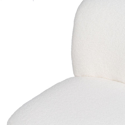 Sessel 62 x 75 x 74 cm synthetische Stoffe Metall Weiß