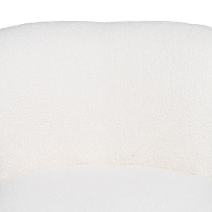 Sessel 62 x 75 x 74 cm synthetische Stoffe Metall Weiß