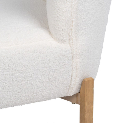 Sessel 62 x 75 x 74 cm synthetische Stoffe Metall Weiß