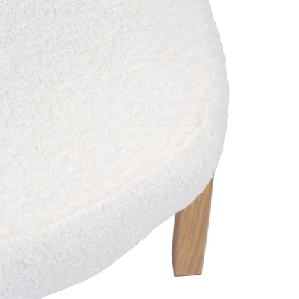 Sessel 62 x 75 x 74 cm synthetische Stoffe Metall Weiß