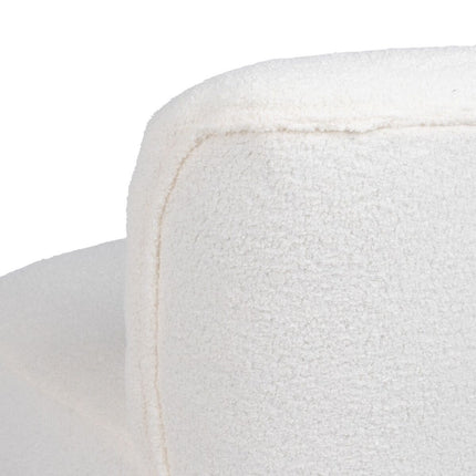Sessel 62 x 75 x 74 cm synthetische Stoffe Metall Weiß