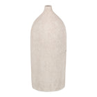 Vase Creme aus Keramik Sand 17 x 17 x 40 cm