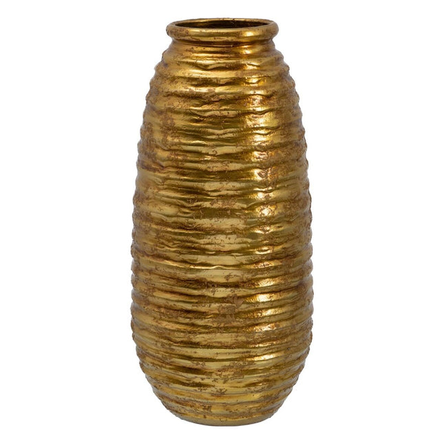 Vase aus Keramik Gold 35 x 35 x 80 cm
