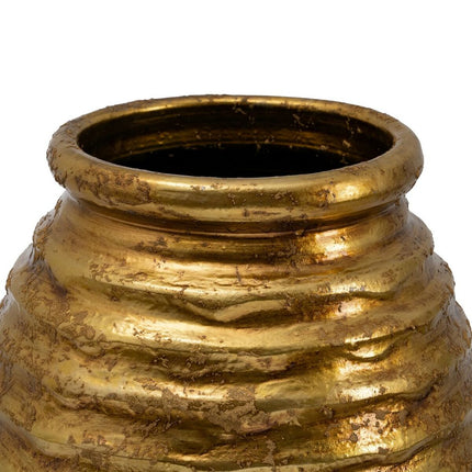 Vase aus Keramik Gold 35 x 35 x 80 cm