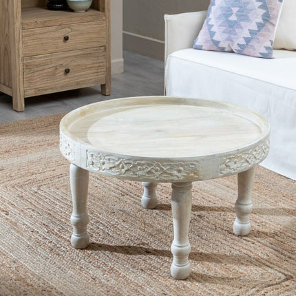 Couchtisch Mango-Holz 70 x 70 x 40 cm