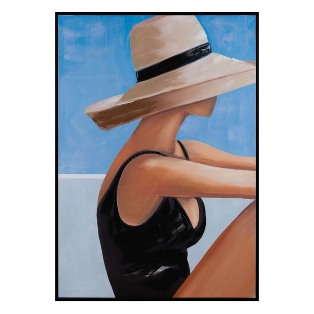 Bild 70 x 3,5 x 100 cm Leinwand polystyrol