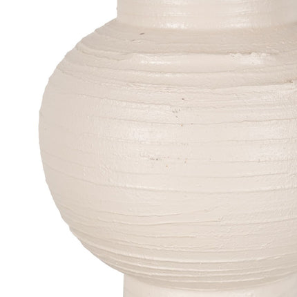 Vase Weiß aus Keramik 20 x 20 x 20 cm