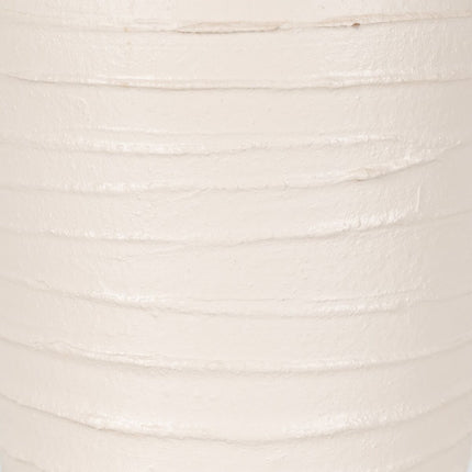 Vase Weiß aus Keramik 17 x 17 x 30 cm