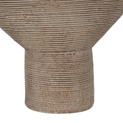 Vase Grau aus Keramik 24 x 12 x 30 cm