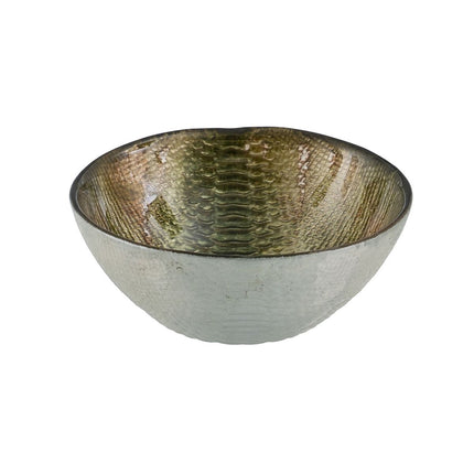 Tischdekoration Olive Glas 14 x 14 cm