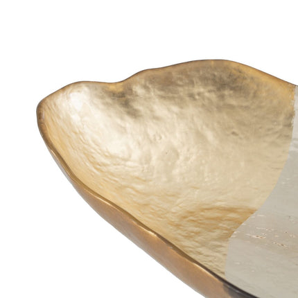 Tischdekoration Gold Glas 34 x 19 cm