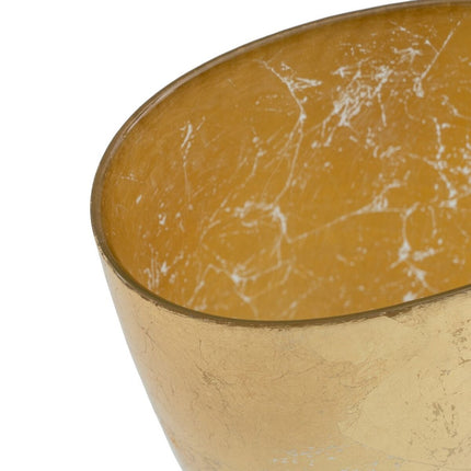 Tischdekoration Gold Glas 23,5 x 14 cm