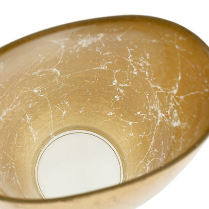 Tischdekoration Gold Glas 23,5 x 14 cm
