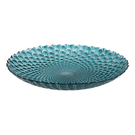 Tischdekoration Blau Glas 50 x 50 cm