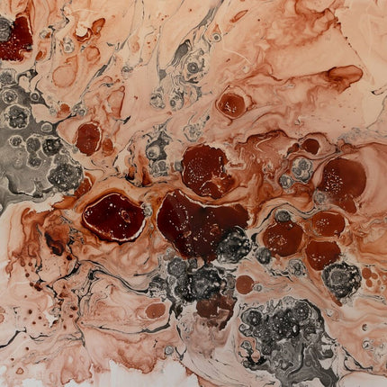 Tischdekoration Lachsfarben Kristall 29 x 29 x 5 cm