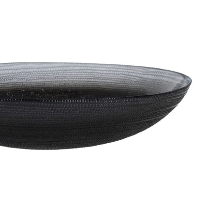 Tischdekoration Schwarz Kristall 30 x 30 x 6,5 cm