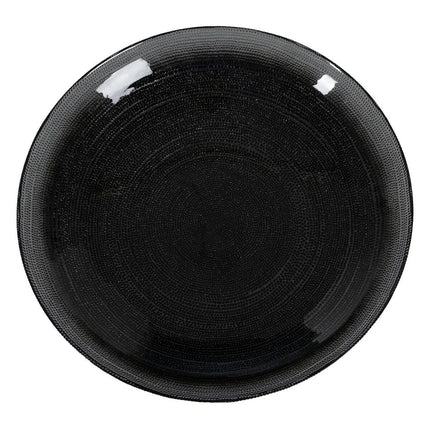 Tischdekoration Schwarz Kristall 39,5 x 39,5 x 7,5 cm