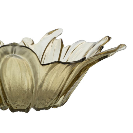Tischdekoration Olive Kristall 28 x 28 x 10,5 cm