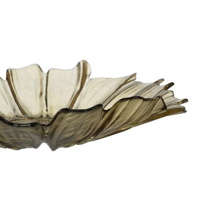 Tischdekoration Olive Kristall 42 x 42 x 7,5 cm