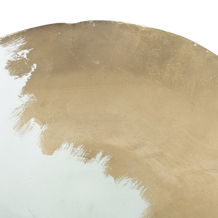 Tischdekoration Gold Kristall 39 x 39 x 6,5 cm
