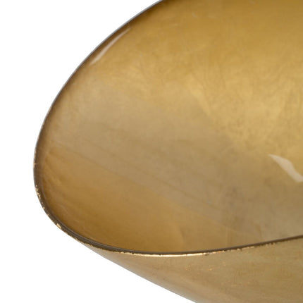 Tischdekoration Gold Kristall 17 x 37 x 17 cm