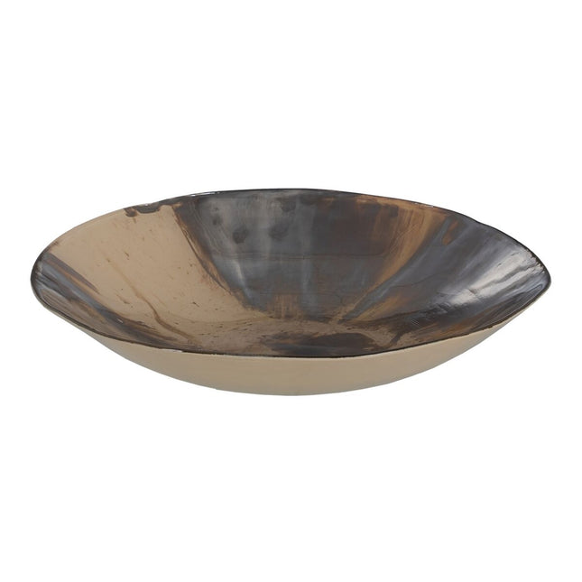 Tischdekoration Braun Creme Kristall 29 x 29 x 7 cm