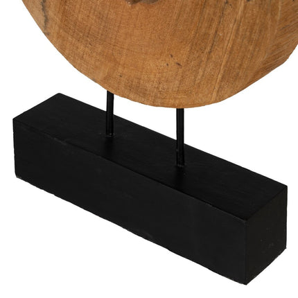Skulptur Beige 38 x 8 x 52 cm