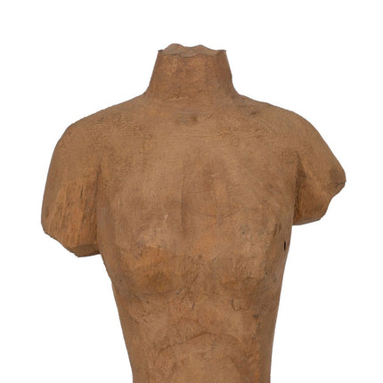 Skulptur Büste Beige 14,5 x 9 x 38,5 cm (2 Stück)