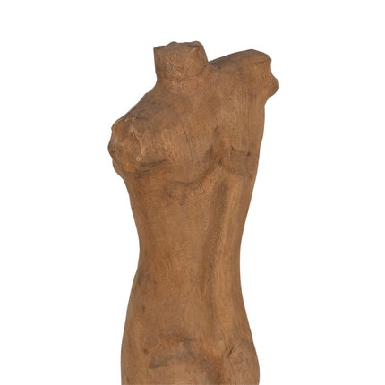 Skulptur Büste Beige 14,5 x 9 x 38,5 cm (2 Stück)