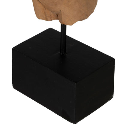 Skulptur Büste Beige 14,5 x 9 x 38,5 cm (2 Stück)