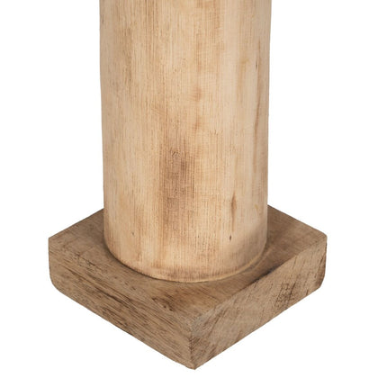 Deko-Figur Schwarz natürlich Herren 14 x 10 x 66 cm