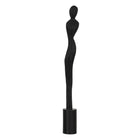 Deko-Figur Schwarz Damen 7,5 x 7,5 x 66 cm