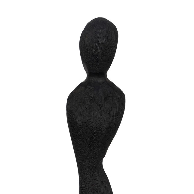 Deko-Figur Schwarz Damen 7,5 x 7,5 x 66 cm