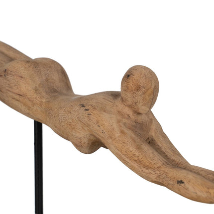Deko-Figur natürlich Damen 54 x 9 x 32 cm