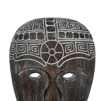 Deko-Figur Braun Maske 24 x 12 x 46 cm